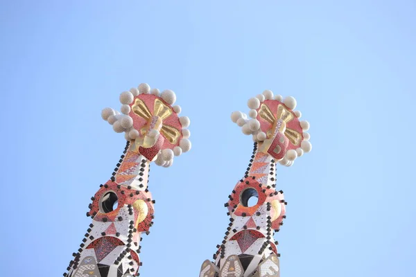 Barcelona España Septiembre 2019 Sagrada Familia Diseñado Por Antoni Gaudí —  Fotos de Stock