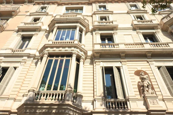 Barcelona Spain September 29Th 2019 Facades Passeig Gracia Major Avenue — Stock Photo, Image