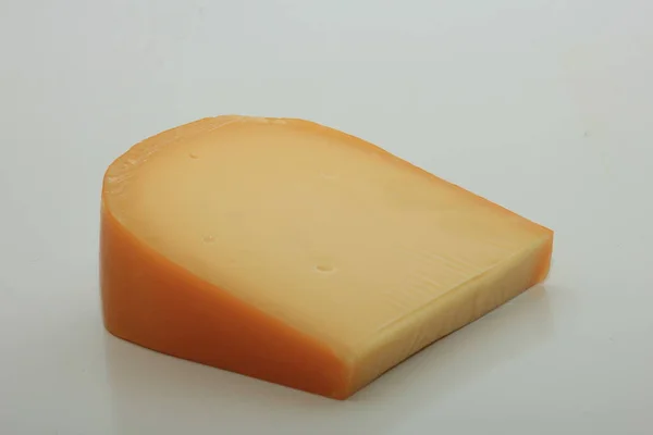 New Piece Dutch Seasoned Cheese — Stock Photo, Image