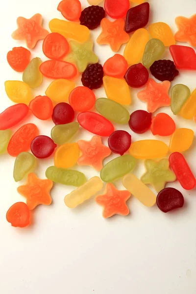 Şekerler Farklı Şekillerde Renkler Boyutlarda — Stok fotoğraf
