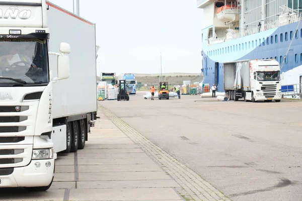 Ijmuiden Países Bajos Julio 2021 Marella Discovery Terminal Final Pandemia — Foto de Stock