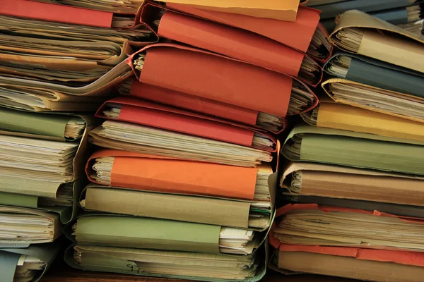 Pile of files — Stock Photo, Image