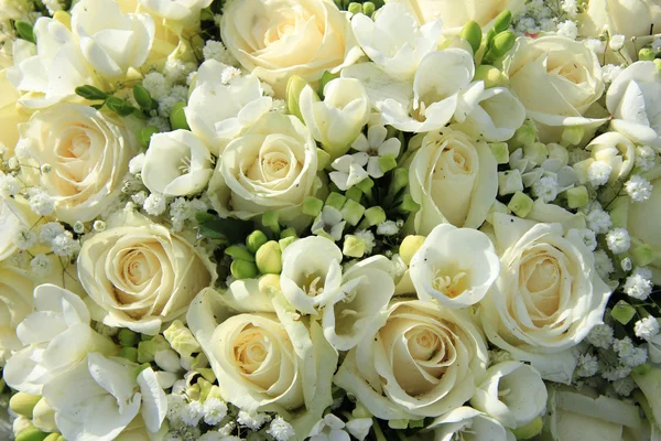 White wedding arrangement — Stock Photo, Image