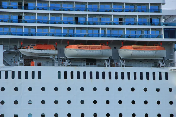 Detalhe de um navio de cruzeiro — Fotografia de Stock