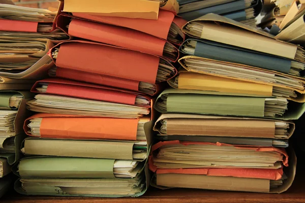 Pile of files — Stock Photo, Image