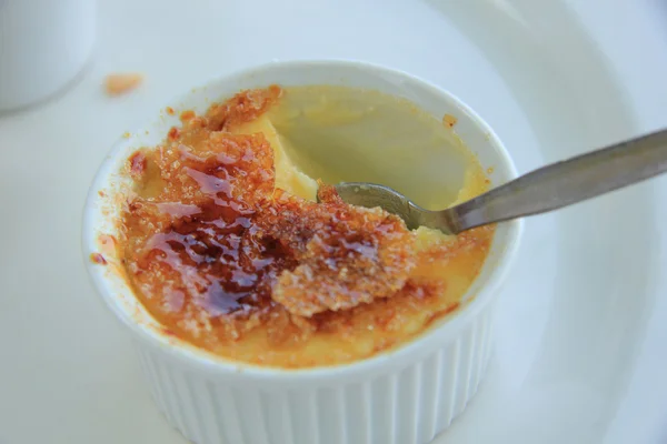 Sobremesas francesas: Creme brulee — Fotografia de Stock