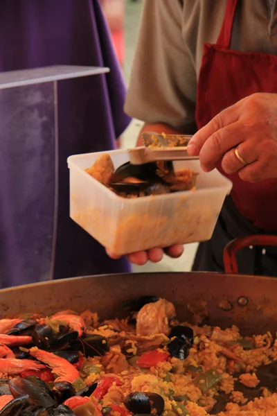 Paella — Stock Photo, Image