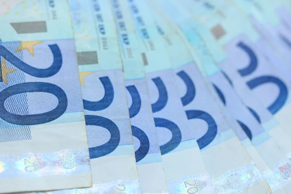 20 euro banknotes — Stock Photo, Image
