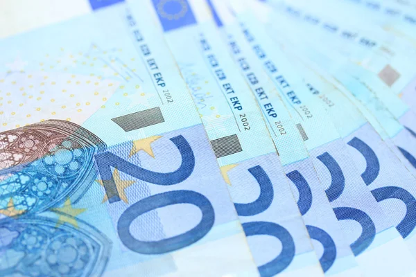 20 euro banknotes — Stock Photo, Image