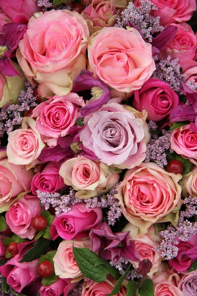 Flores de boda de pastel — Foto de Stock