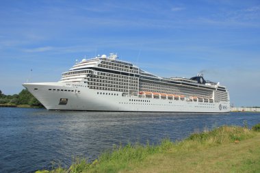 Velsen, Hollanda, 7 Temmuz 2014: msc magnifica