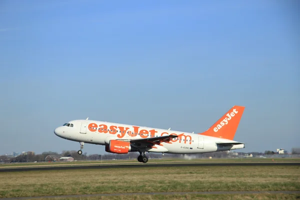 Március, 22 2015, Amsterdam Schiphol repülőtér G-Ezbc easyjet Airb — Stock Fotó