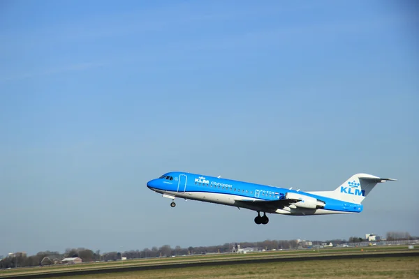 Marca, 22 2015, Amsterdam Schiphol Airport Ph-Kzm Klm Cityho — Zdjęcie stockowe