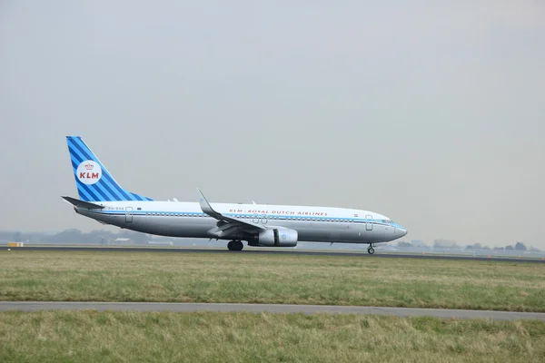 Březen, 24 2015, letiště Amsterdam Schiphol Ph-Bxa Klm Royal D — Stock fotografie