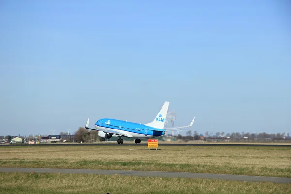 März, 22. märz 2015, flughafen amsterdam schiphol ph-bgo klm royal du — Stockfoto