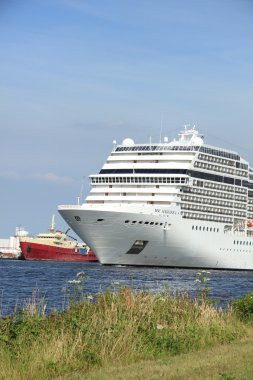 Velsen, Hollanda, 7 Temmuz 2014: msc magnifica
