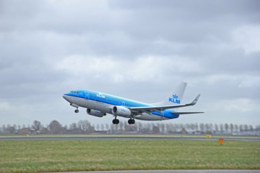Mart, 27 2015, Amsterdam Schiphol Havaalanı Ph-BGI Klm Royal Du