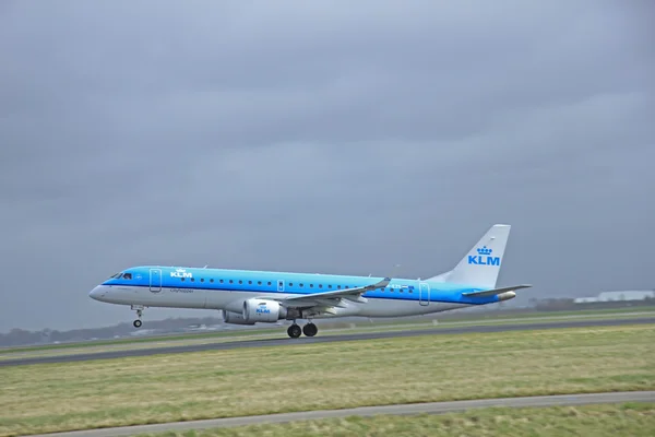 Maart, 27 2015, Amsterdam Schiphol Airport Ph-Ezs Klm Cityhop — Stockfoto