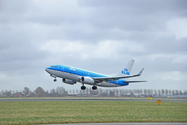 March, 27th 2015, Amsterdam Schiphol Airport PH-BGI KLM Royal Du — Stock Photo, Image