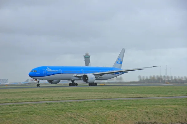 Marca, 27 2015, Amsterdam Schiphol Airport Ph-Bva Klm Royal Du — Zdjęcie stockowe