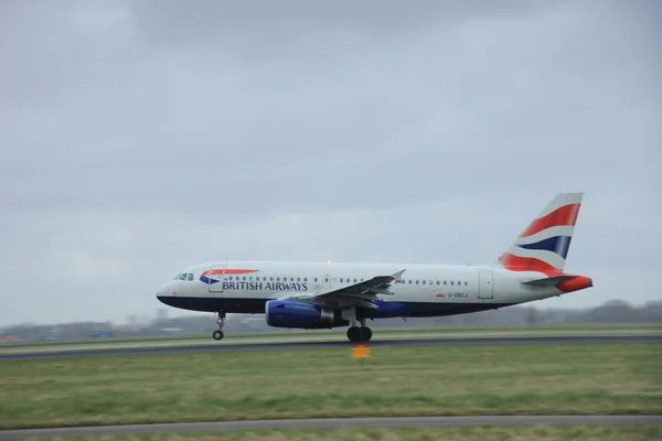 March, 27th 2015, Amsterdam Schiphol Airport  G-DBCJ British Air — Stock Photo, Image