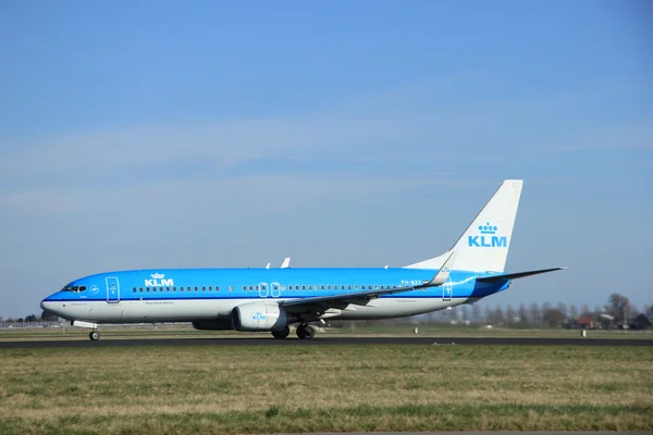 22 de marzo de 2015, Amsterdam Schiphol Airport PH-BXF KLM Royal Du — Foto de Stock