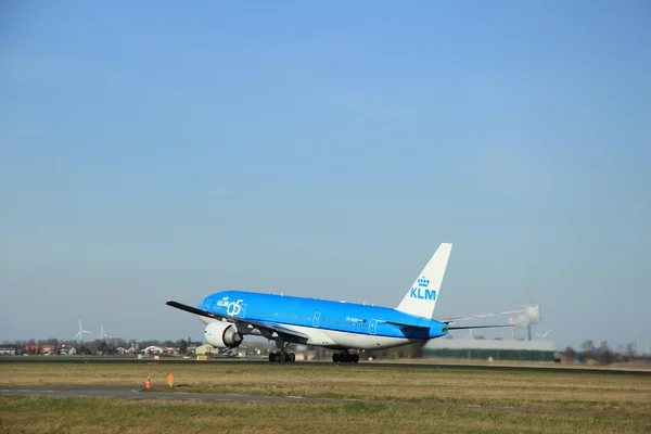 Marca, 22 2015, Amsterdam Schiphol Airport Ph-Bqb Klm Royal Du — Zdjęcie stockowe
