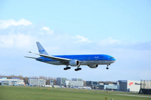 Schiphol amsterdam, Niederlande, 31. März 2015: ph-bqn klm — Stockfoto