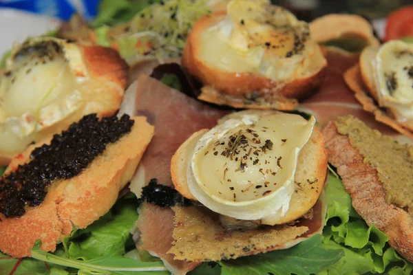 Salada de queijo de cabra — Fotografia de Stock