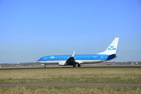 22 de marzo de 2015, Amsterdam Schiphol Airport PH-BXH KLM Royal Du — Foto de Stock