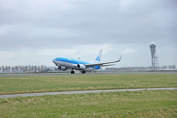 27 марта 2015 года, Амстердам Аэропорт Схипхол PH-BGQ KLM Royal Du — стоковое фото