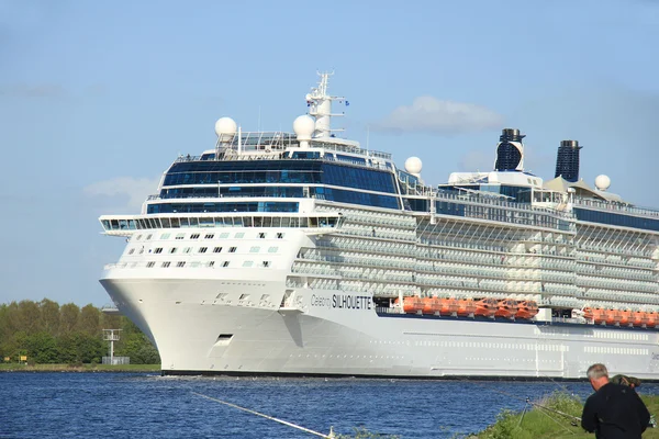 Velsen, The Netherlands - May 16 2015: Celebrity Silhouette — Stock Photo, Image