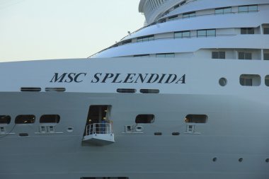 Velsen, Hollanda - 2 Temmuz 2015: Msc Splendida