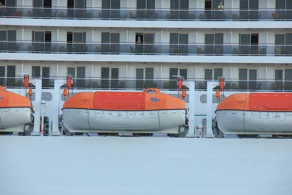 Velsen, Nederländerna - 2: a juli 2015: Msc Splendida, detalj — Stockfoto