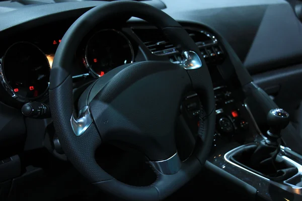 Modern car interior — Stock Photo, Image