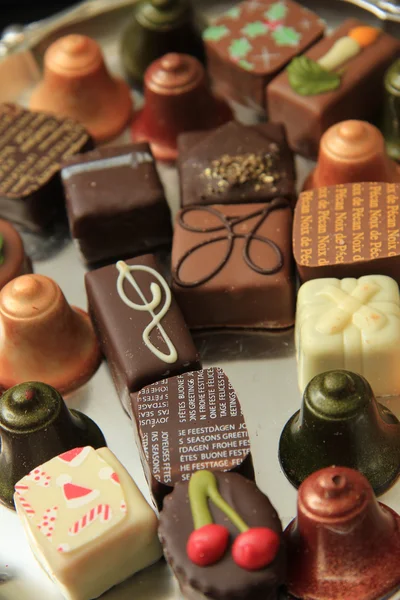 Chocolates de Natal — Fotografia de Stock