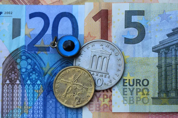Griekse euro crisis 2015 — Stockfoto