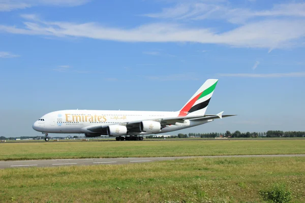 Amsterdã, Holanda - 7 de agosto de 2015: A6-EDI Emirates Airb — Fotografia de Stock