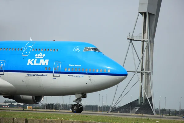 Amsterdam, Holandia - Sierpień 2015 10: Ph-Bfn Boeinga Klm 7 — Zdjęcie stockowe