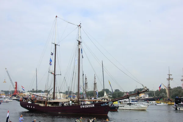 Velsen, Nederländerna - augusti 19 2015: Segla Amsterdam 2015 — Stockfoto