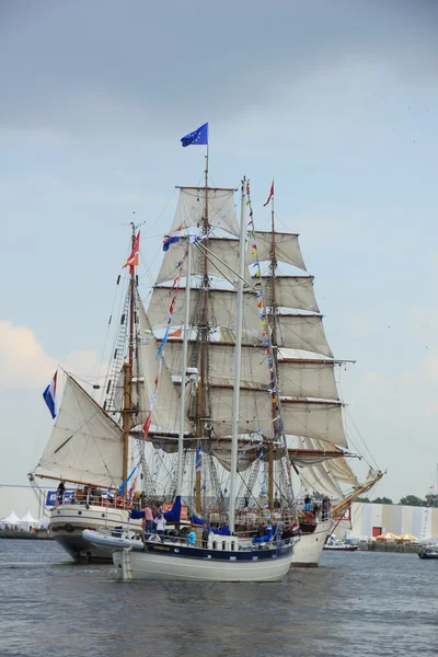 Velsen, Holanda - 19 de agosto de 2015: Vela Amsterdam 2015 — Fotografia de Stock