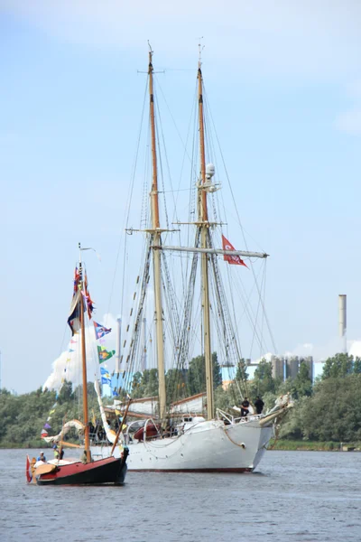 Velsen, Holanda - 19 de agosto de 2015: Vela Amsterdam 2015 — Fotografia de Stock