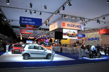 Amsterdam, Hollanda - 23 Nisan 2015: Suzuki Stand adlı sergisi