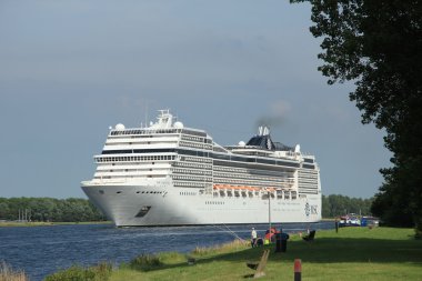 Velsen, Hollanda, 7 Temmuz 2014: msc magnifica