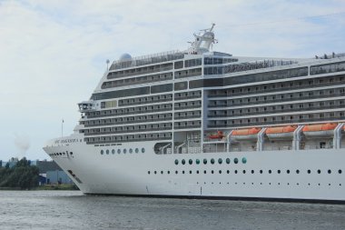 Velsen, Hollanda, 7 Temmuz 2014: msc magnifica