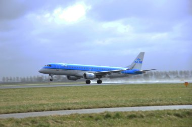 Mart, 27 2015, Amsterdam Schiphol Havaalanı Ph-Ezr kım Cityhopp