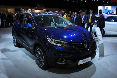 Amsterdam, Hollanda - 23 Nisan 2015: Renault Kadjar Intr