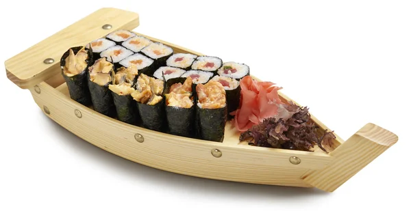 Japanische Sushi-Mischung lizenzfreie Stockfotos