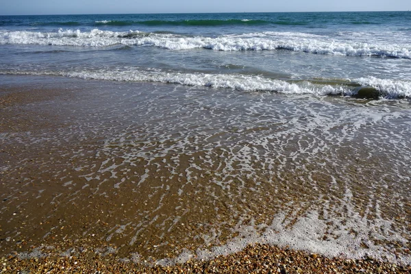 De Espigon beach, Andalusië, Spanje. Stockfoto