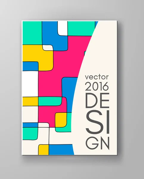 Abstrakt designmallar. — Stock vektor